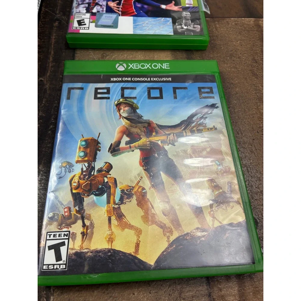 Microsoft Xbox One S 1TB Console White Bundle with 4 Games FIFA 21 PUBG ReCore